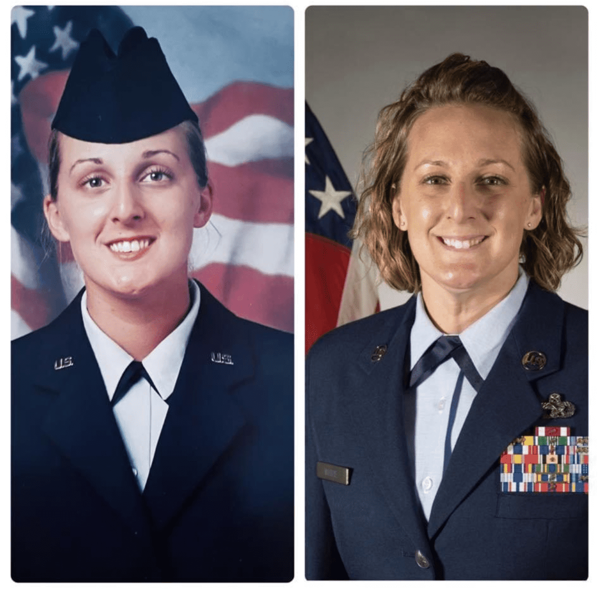 Woman in Air Force uniform