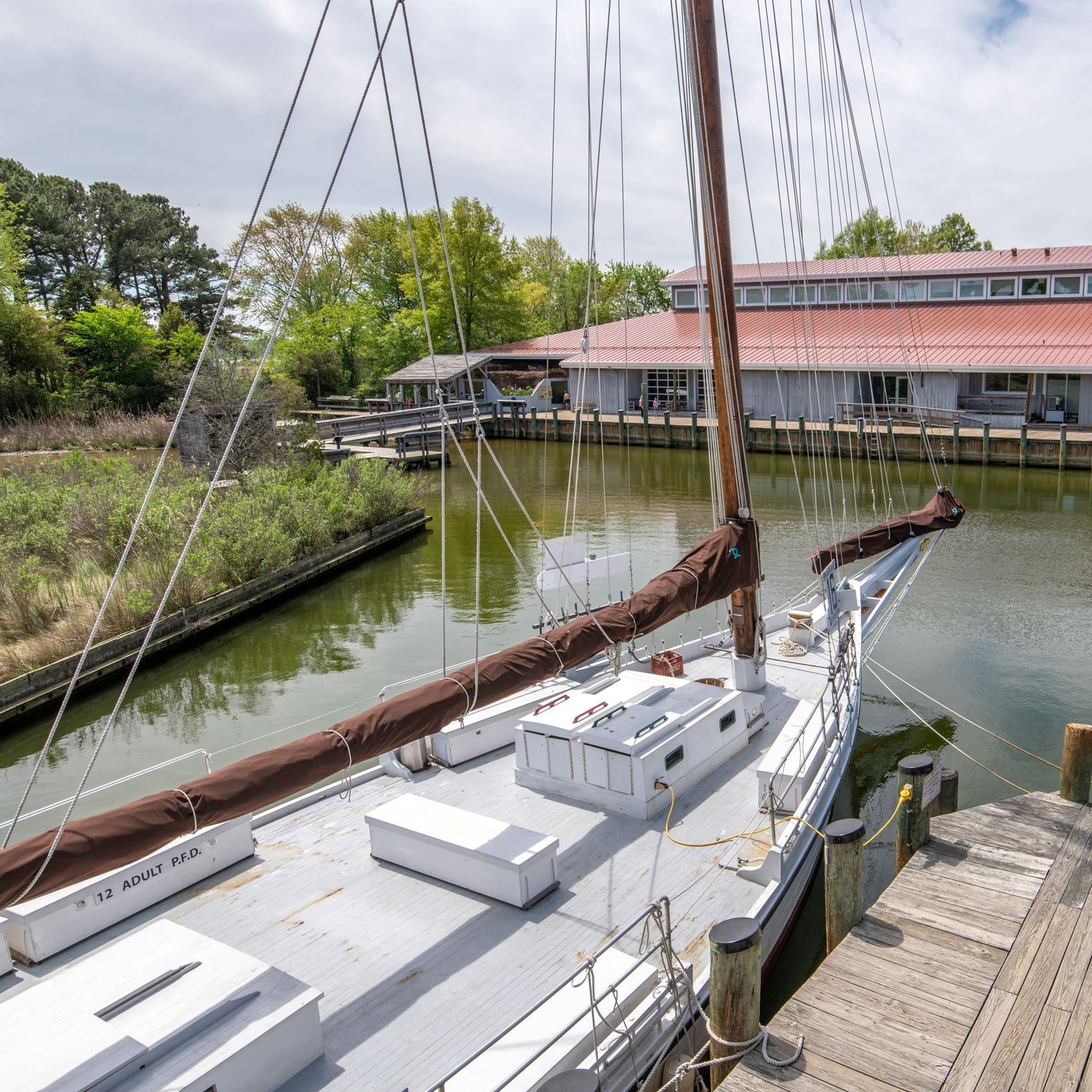Boat by the dock and water